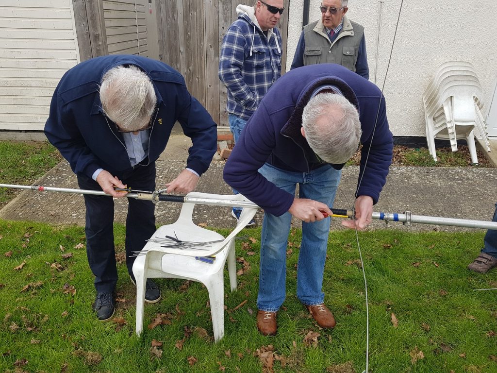 Members Assembling the AV-640